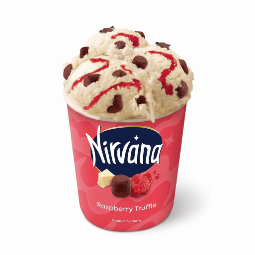 Снимка на Сладолед Nirvana 420мл малина и трюфел