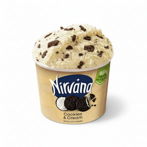 Снимка на Сладолед FAMILLIA 150мл какаови бисквити и ванилия