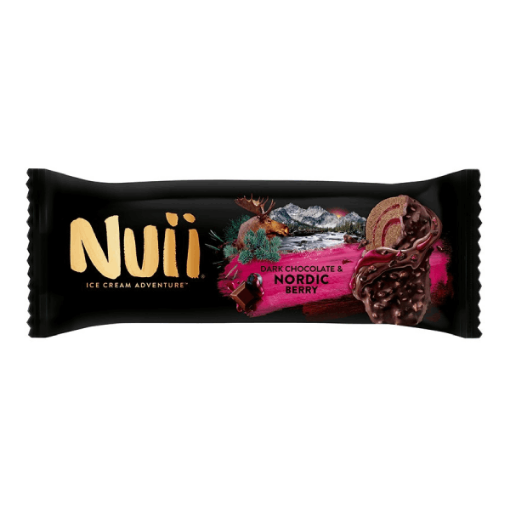 Снимка на Сладолед Nuii 90мл черен шоколад и горски плодове