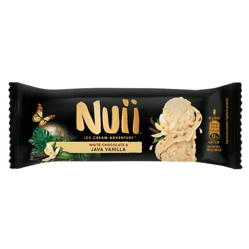 Снимка на Сладолед Nuii 90мл бял шоколад и ванилия