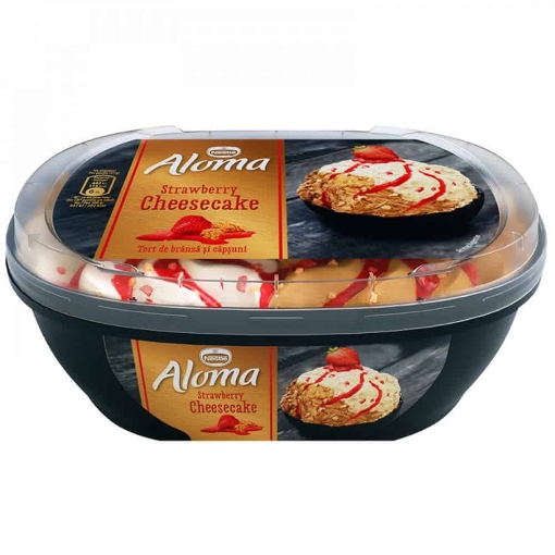 Снимка на Сладолед Aloma 900мл чийзкейк