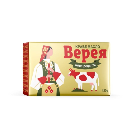 Снимка на Масло краве Верея 125г