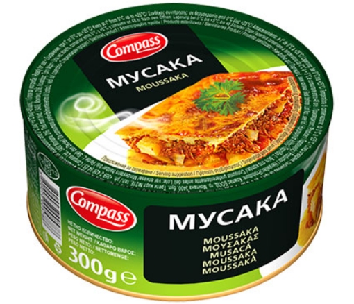 Снимка на Консерва Compass 300г мусака