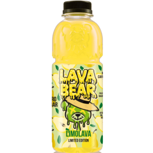 Снимка на Безалкохолна напитка  Lava Bear 500мл лимолава, без захар