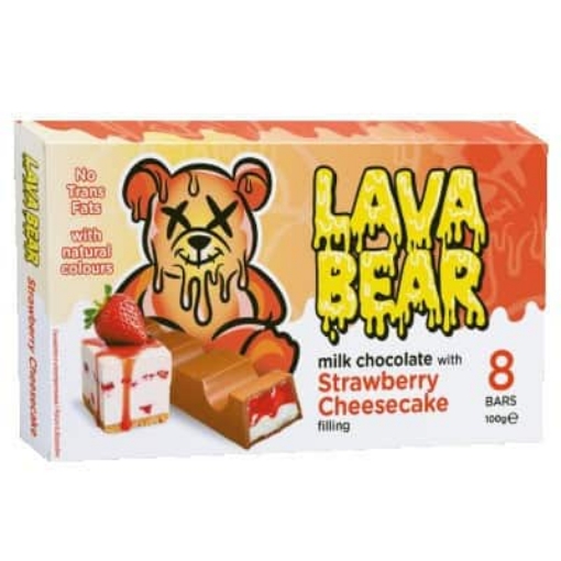Снимка на Шоколад Lava Bear 100г ягодов чийзкек