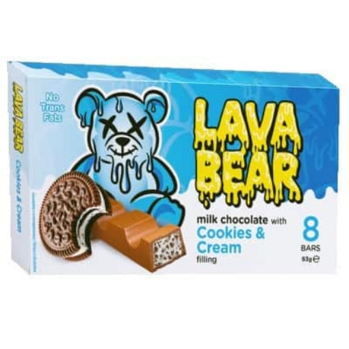 Снимка на Шоколад Lava Bear 100г бисквити с крем