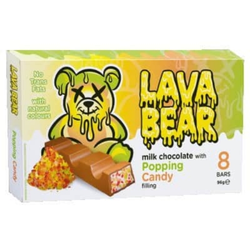 Снимка на Шоколад Lava Bear 100г гърмящи бонбонки