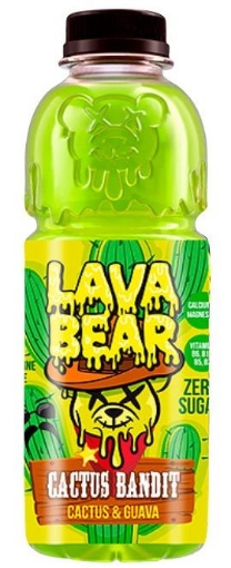 Снимка на Безалкохолна напитка  Lava Bear 500мл кактус, без захар