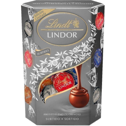 Снимка на Бонбони шоколадови Lindor 200г силвър