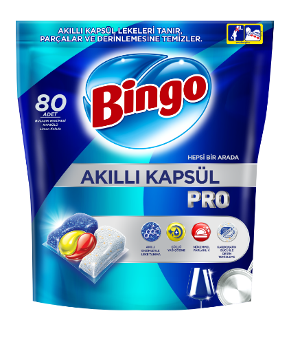 Снимка на Капсули за съдомиялна Bingo Pro  80бр