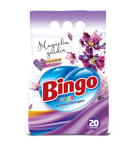 Снимка на Прах за пране Bingo 2кг магнолия