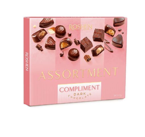 Снимка на Шоколадови бонбони Roshen 145г комплимент