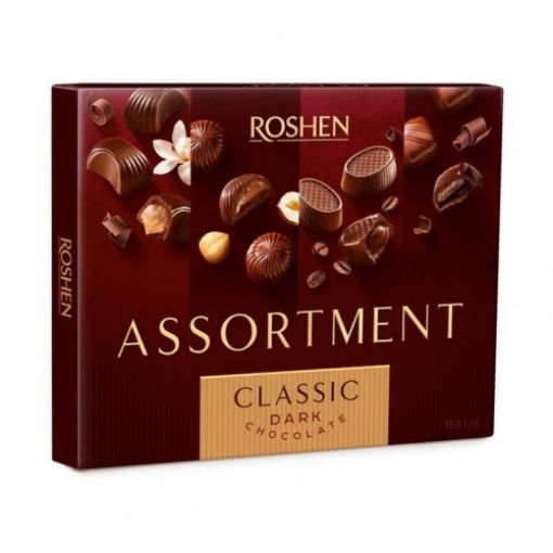 Снимка на Шоколадови бонбони Roshen 145г асортимент класик