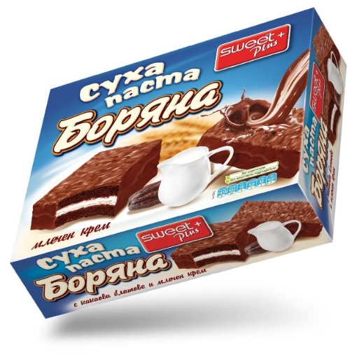 Снимка на Суха паста Боряна 300г/10бр млечен крем