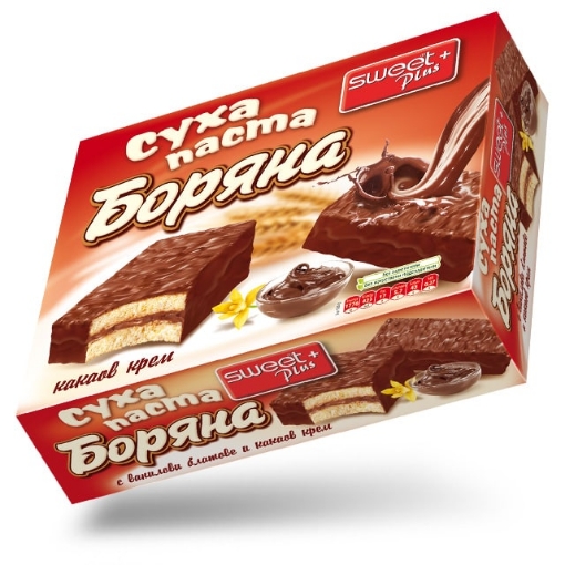 Снимка на Суха паста Боряна 300г/10бр какаов крем