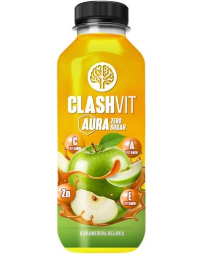 Снимка на Вода витаминна ClashVit 475мл Aura, без захар