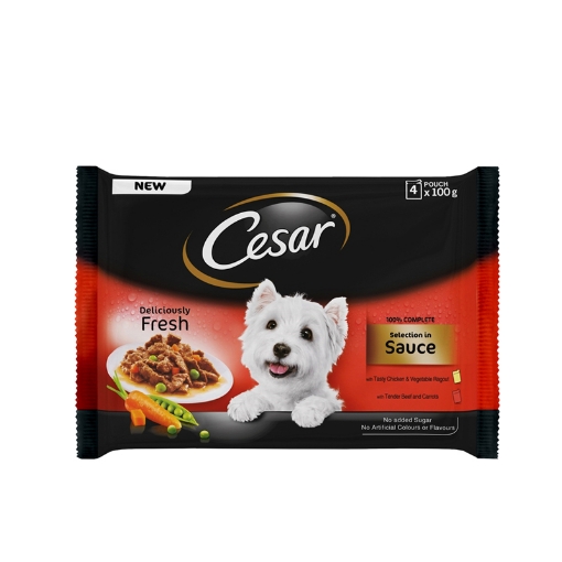 Снимка на Храна за куче Cesar 4х100г