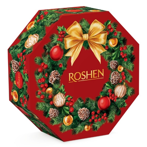 Снимка на Коледен венец подарък Roshen 598г