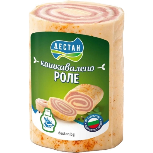 Снимка на Кашкавалено роле Дестан, с шунка